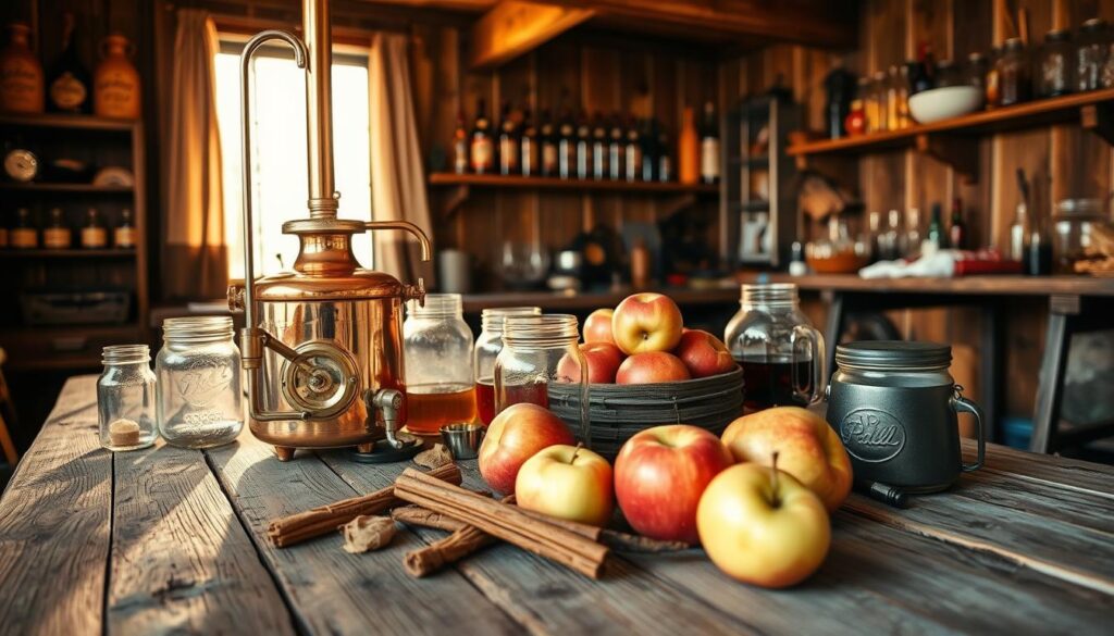 Apple Pie Moonshine Brewing Process