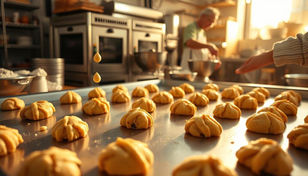 Crumbl Cookie Baking Process